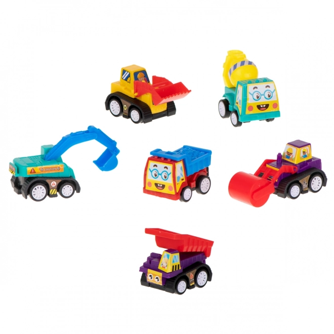 Friction Powered Construction Vehicles Set