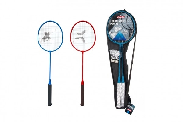 Badminton Set with Rackets and Shuttlecocks in Carry Case