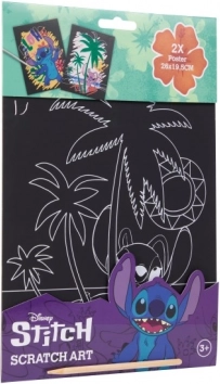 Kratzen Sie Bilder von Stitch für kreativen Spaß