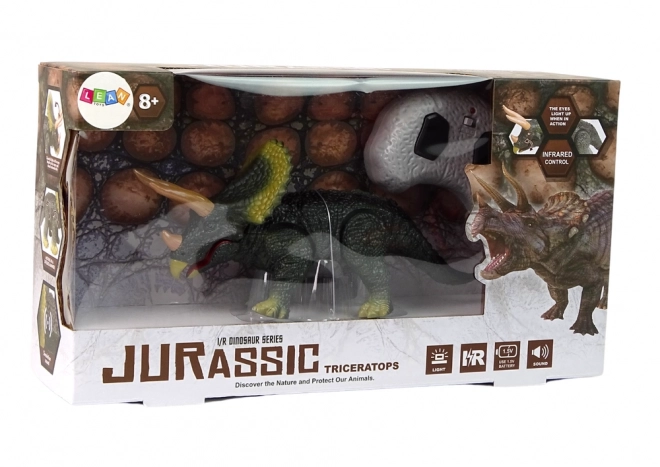 Remote Control Triceratops Dinosaur Toy