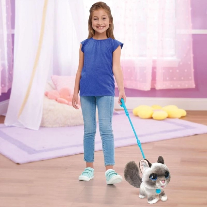 FurReal interactive kitten on a leash