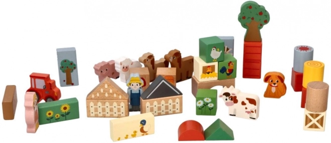 Wooden Adventure Farm Blocks