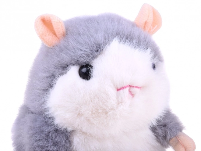 Funny Interactive Talking Hamster Plush Toy – gray