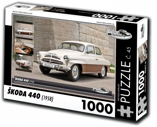 Retro Cars Puzzle Skoda 440 (1958) 1000 Pieces