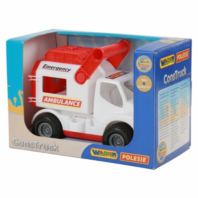 White Ambulance Toy Truck