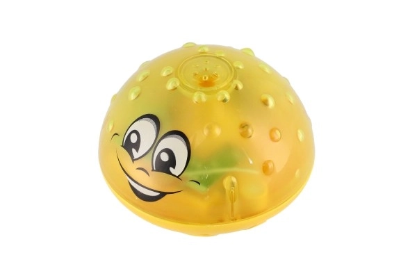 Water Spray Fountain Toy with Light – yellow