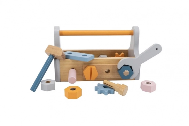 PolarB Wooden Tool Box for Children