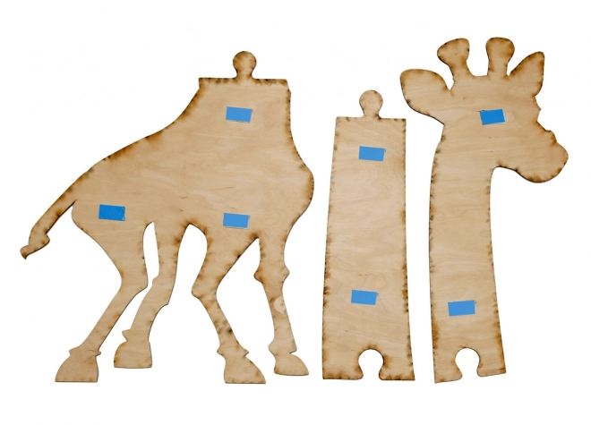 Wooden Growth Chart - Giraffe Design