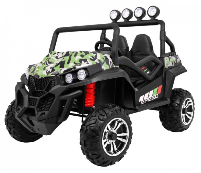 Grand Buggy Strong Lift for Children Moro + 4x4 Drive + Remote Control + Luggage Carrier + MP3 Radio + LED Light