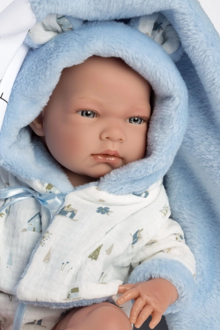 Realistic Baby Doll with Full Vinyl Body - 40 cm