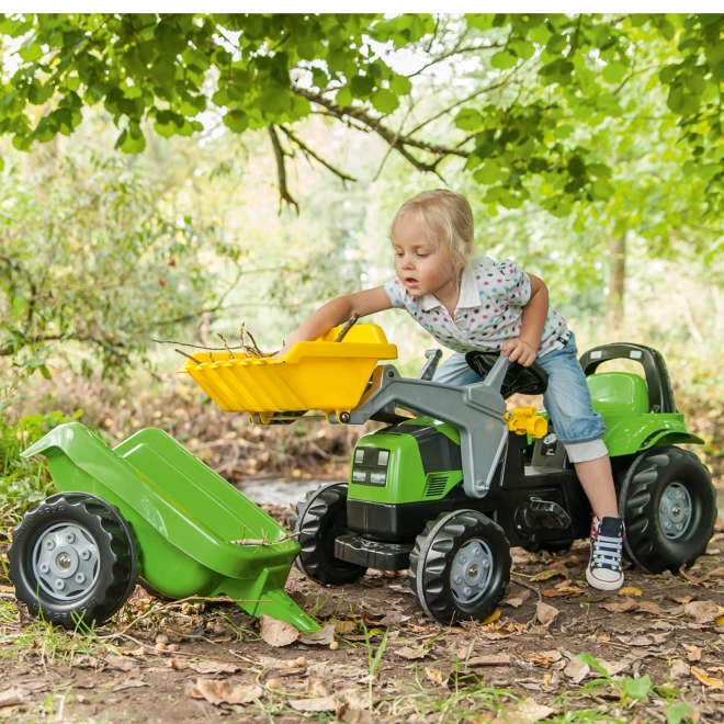 Trattore RollyKid con rimorchio Deutz-Fahr Rolly Toys