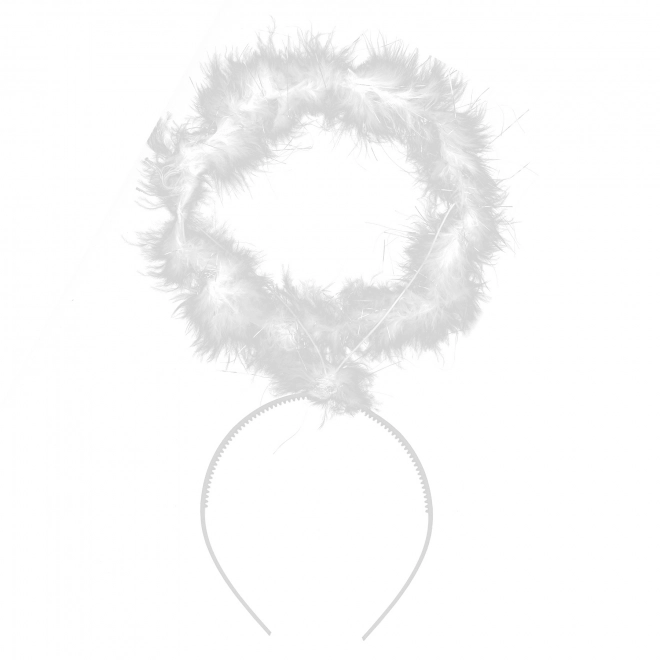 Angel Halo Headband with Feathers