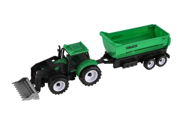 Tractor with Detachable Trailer Toy Set