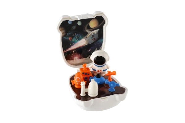 Plastic Space Set with Astronaut and Shuttle