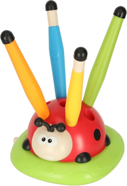 Kindersportspel 3-in-1: springtouw, ringwerpen, lieveheersbeestje schietspel