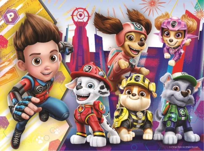 Paw Patrol Movie Puzzle: Well-Coordinated Team