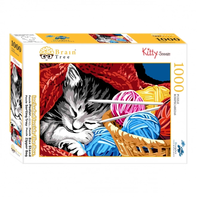 Sleeping Kitten Puzzle 1000 Pieces