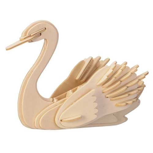 Woodcraft Wooden 3D Puzzle Swan