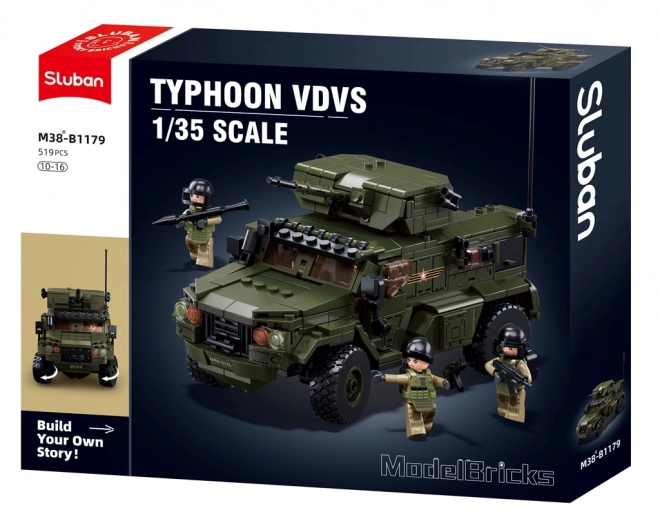 Armored Combat Vehicle Typhoon Model Bricks