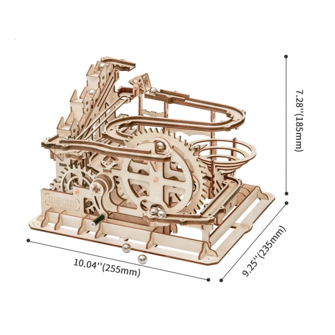 Rokr 3D Wooden Puzzle Marble Run Parkour