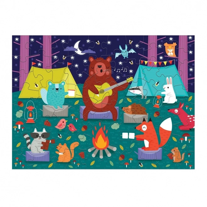 Animal Friends Around the Campfire Fragrant Puzzle