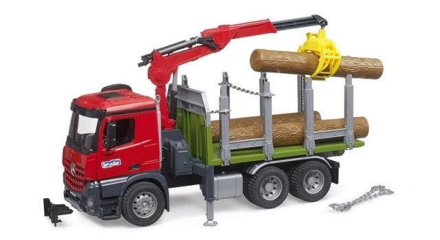 Wood Transporter with Hydraulic Arm