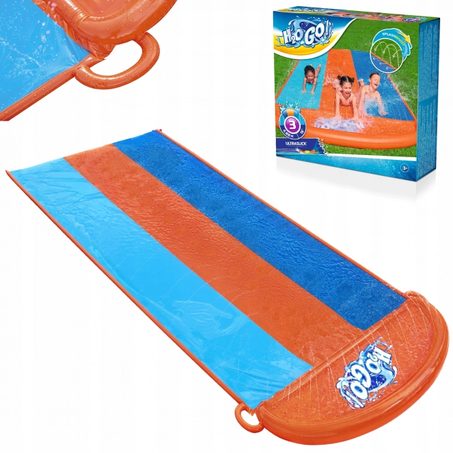 Triple Water Slide with Sprinkler