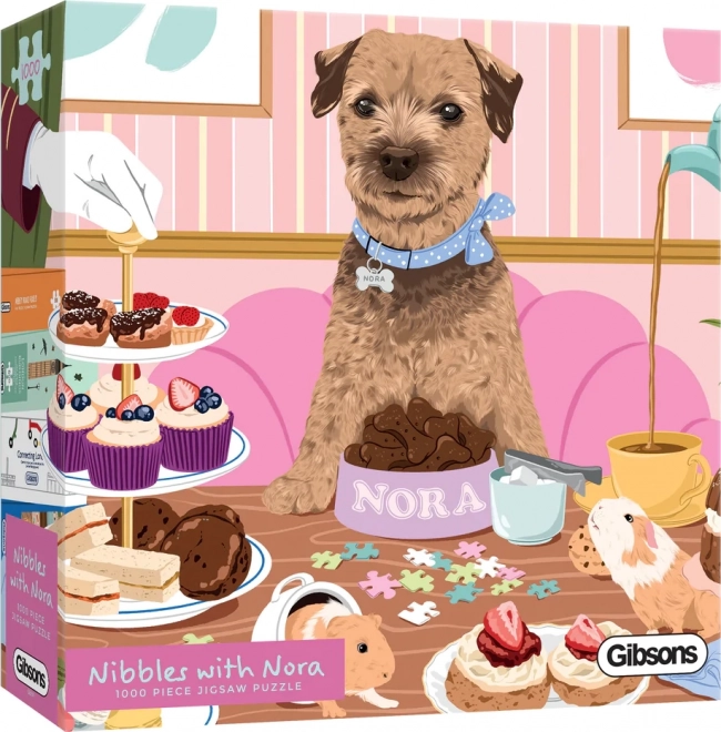 Gibsons Puzzle Treats with Nora 1000 Pieces