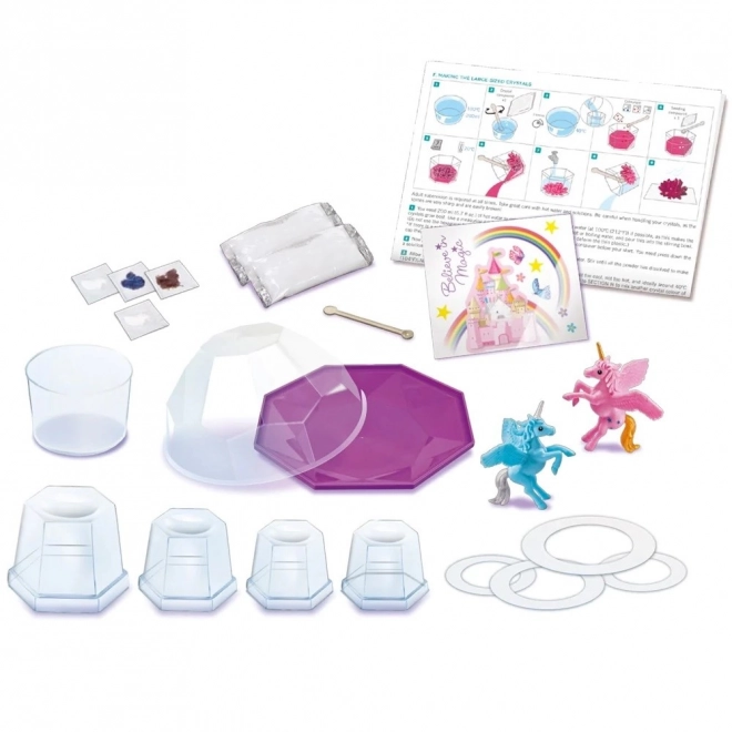 Educational Kit Unicorn Crystal Terrarium