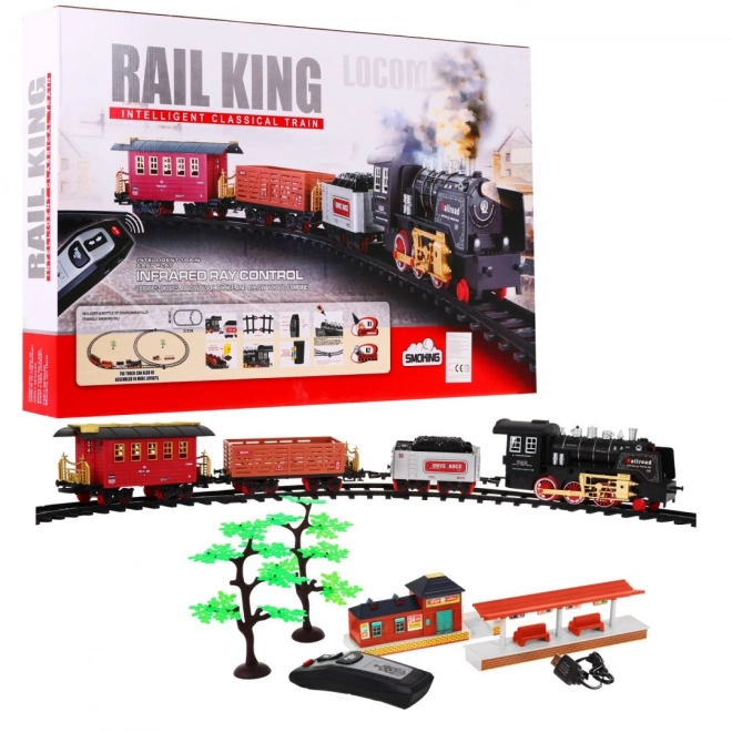 Remote Controlled Smoky Train Set for Kids