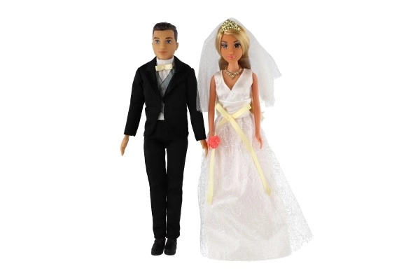 Anlily Bride and Groom Doll Set