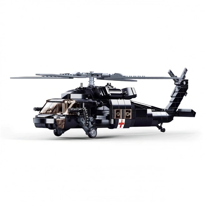 Sluban Black Hawk Medical Helicopter Building Set