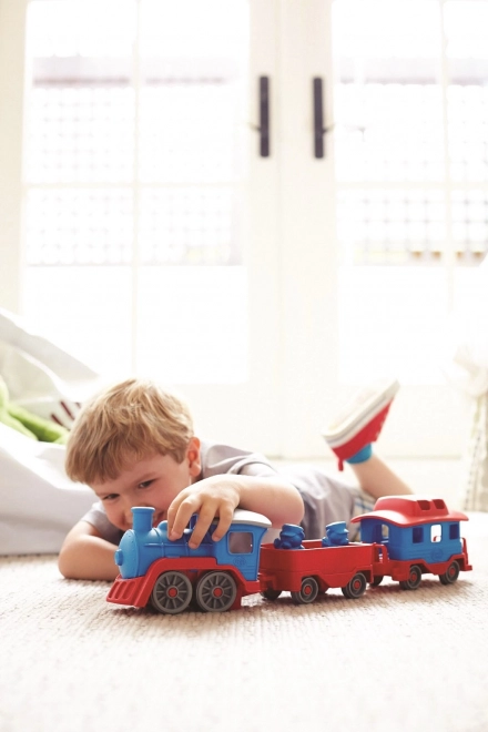 Blue Train Set from Green Toys