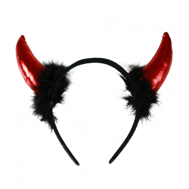 Devil Horns with Feathers