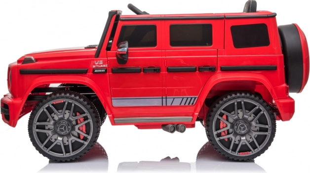 Children's battery-powered car Mercedes G63 red