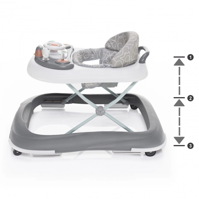 Baby Walker Fiesta in Gray and White