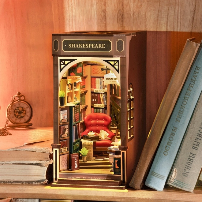 RoboTime Bookstore Miniature Bookend