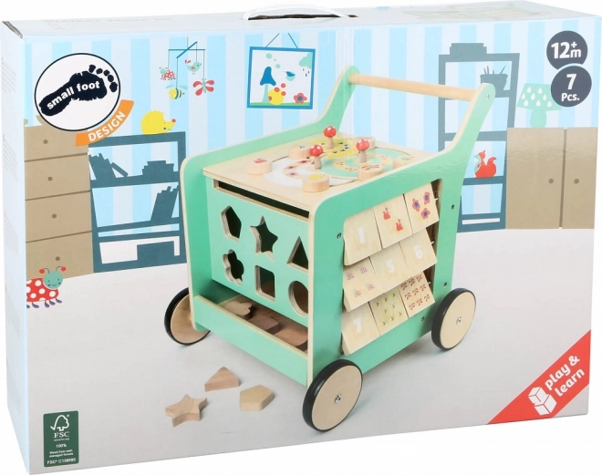 Small Foot Activity Walker with Wooden Cube Toy