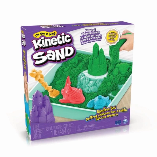 Sabbia Kinetica Set Sabbiera Verde
