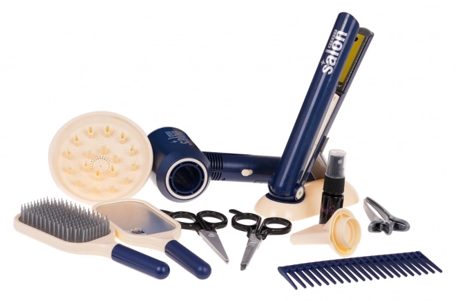 Mega Hairdressing Set for Little Hairdresser Blue with Accessories