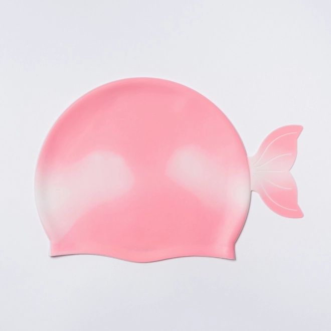 Swim Cap Shaped - Ocean Treasure, Rose Ombre