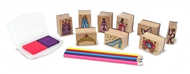 Melissa & Doug Princess Stamp Set