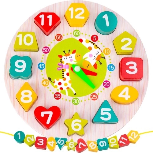 Wooden Educational Clock Toy