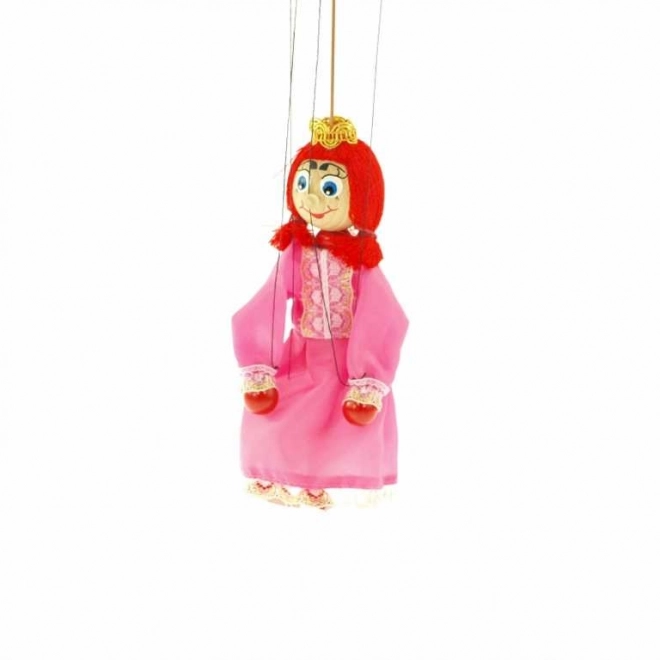 Drewniana marionetka księżniczka