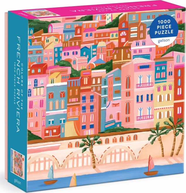 Puzzle Colors of the French Riviera 1000 Pieces