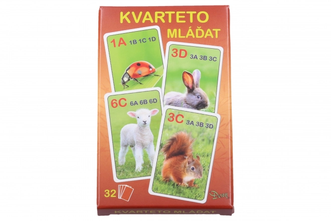 Quartet Baby Animals Card Game