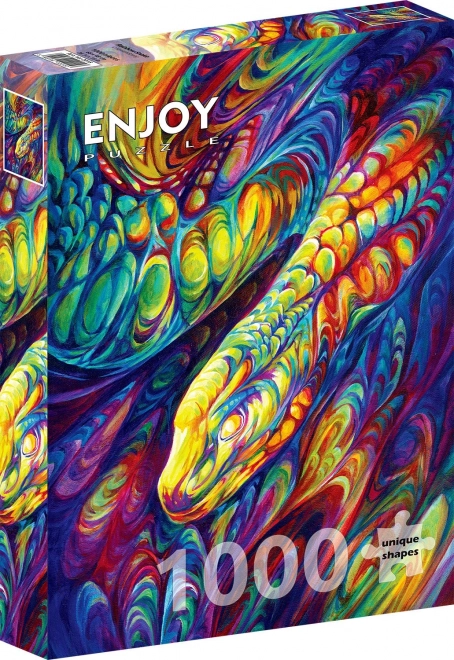 Enjoy Rainbow Snake Puzzle 1000 Pieces