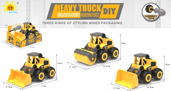 Construction Vehicles Screwable Set