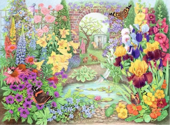 Ravensburger Puzzle Beautiful Gardens 4x500 Pieces