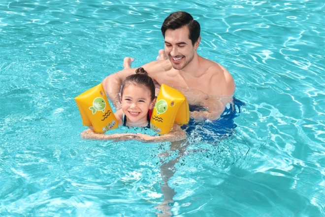 Inflatable Swimming Armbands Yellow